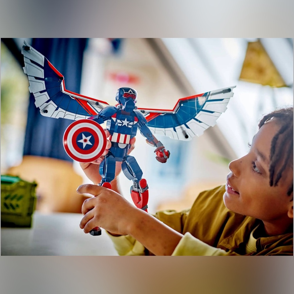 New LEGO Marvel Super Heroes 76296 New Captain America Construction Figure - Picture 7 of 9